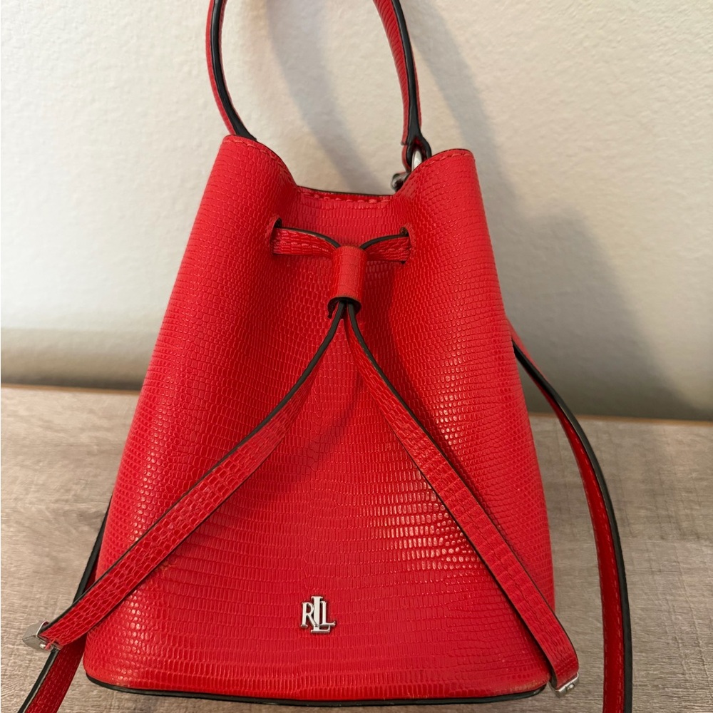 Ralph Lauren Vibrant Red Shoulder Bag
